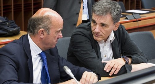 Óõíåäñßáóç ôïõ Eurogroup ôçí ÐáñáóêåõÞ 14 Áõãïýóôïõ 2015,ãéá ôçí óõìöùíßá ôçò ÅëëÜäáò ìå ôïõò äáíåéóôÝò. (EUROKINISSI/ÅÕÑÙÐÁÚÊÇ ÅÍÙÓÇ)