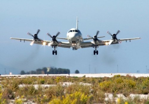 021101-N-0780F-004 Souda Bay, Crete, Greece (Nov. 1, 2002) -- A Navy P-3C ÒOrionÓ aircraft, assigned to the ÒWar EaglesÓ of Patrol Squadron One Six (VP-16) lifts off to begin another patrol mission in the region.  VP-16, a Jacksonville, Fla.-based squadron, is currently on a scheduled deployment to the Mediterranean theater in support of Operation Enduring Freedom.  The P-3C is a multi-mission aircraft providing Anti-Submarine Warfare (ASW) and Anti-Surface Warfare (ASUW) capabilities.  VP-16 utilizes a wide range of communications, detection, monitoring, reconnaissance and navigation systems to perform their mission.  In addition to advanced electronics, the P-3C can deliver an impressive mix of torpedoes, bombs, and missiles along with pinpoint mine-laying capabilities.  U.S. Navy photo by Paul Farley.  (RELEASED)