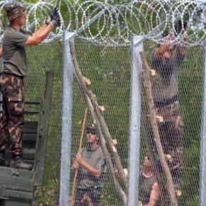 ΔΙΕΘΝΗΣ ΑΣΦΑΛΕΙΑ Έτσι κάνουν οι χώρες που έχουν συναίσθηση εθνικής κυριαρχίας: Ο ουγγρικός Στρατός κατασκευάζει τείχος για τους&nbsp;λάθρο