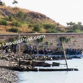 Εξέγερση σε εξέλιξη – Πετροπόλεμο εξαπέλυσαν οι λάθρο κατά των αστυνομικών στην Μυτιλήνη (vid,&nbsp;εικόνες)