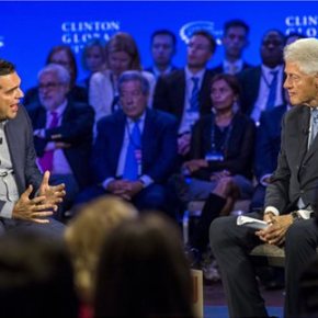 ΗΠΑ: Με τον Μπιλ Κλίντον συζήτησε ο Αλέξης Τσίπρας Για μεταρρυθμίσεις και επενδύσεις έκανε λόγο ο Έλληνας&nbsp;πρωθυπουργός