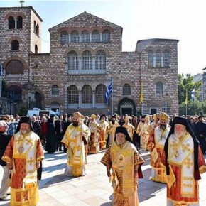 Με Μεγαλοπρέπεια η Λιτάνευση της εικόνας του Αγίου Δημητρίου του&nbsp;Μυροβλήτη!