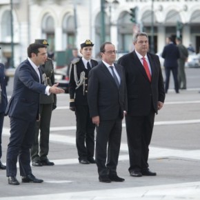 Συνοδεία Mirage 2000-5 ήρθε στην Αθήνα ο&nbsp;Ολάντ