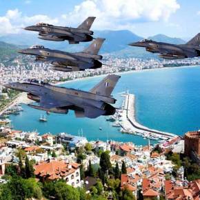 Για «Εισβολή» Ελληνικών Μαχητικών F-16 στην Αντάλια …Κάνουν λόγο οι Τούρκοι!&nbsp;(χάρτης)