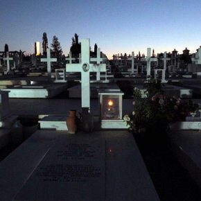 Λόγια αποχαιρετισμού από την Παναγιώτα Γεωργίου, κόρη του ήρωα Πέτρου Γεωργίου Πέτρου, αγνοούμενου, τα οστά του οποίου αναβρέθηκαν μόλις&nbsp;πρόσφατα.