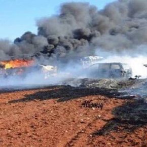 Βίντεο: Κόλαση επί Γης για τουρκικό κομβόι: Βομβαρδίστηκε ανηλεώς από την ρωσική και συριακή Αεροπορία – 12&nbsp;νεκροί