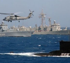 ΙΜΙΑ 20 ΧΡΟΝΙΑ: Ο Ναύσταθμος Σαλαμίνας το βράδυ πριν τον απόπλου του&nbsp;Στόλου