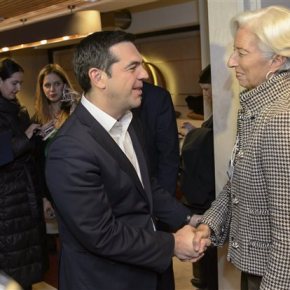 Μιάμιση ώρα κράτησε η συνάντηση Τσίπρα-Λαγκάρντ στο Νταβός – Σημαντική ελάφρυνση του χρέους ζητά το&nbsp;ΔΝΤ