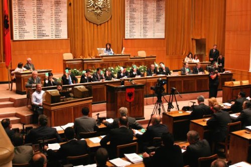 Albanian parliament