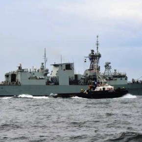 Αναχώρησε απο τον Πειραιά η ΝΑΤΟικη φρεγάτα HMCS Fredericton&nbsp;(VIDEO)