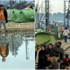 Χάος στην Ειδομένη: Χωρισμένοι σε «στρατόπεδα» οι πρόσφυγες-Διαφωνούν έντονα μεταξύ τους Έχουν χωριστεί σε δυο ομάδες μετά τις φήμες για άνοιγμα των συνόρων&nbsp;-Φωτο.