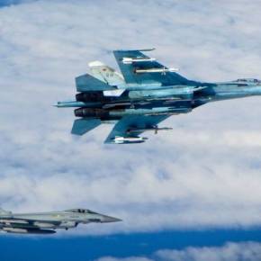 Αερομαχία ρωσικών Su-27SM και Eurofighter γύρω από το αεροσκάφος του Ρώσου ΥΠΑΜ Σ.Σοϊγκού στην Βαλτική&nbsp;(vid)