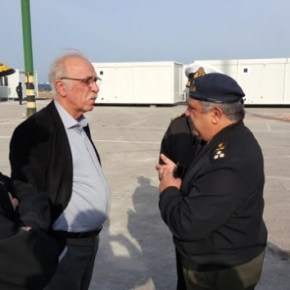 Επίσκεψη Βίτσα στο υπό κατασκευή κέντρο φιλοξενίας στο&nbsp;Σκαραμαγκά