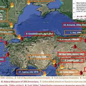 Τουρκία αυτή είναι η ιστορία σου! Ένας χάρτης αίματος βίας και&nbsp;θανάτου