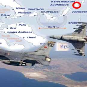 Η Άγκυρα δεν σέβεται ούτε την Μεγάλη Παρασκευή και παραβιάζει την ελληνική επικράτεια από αέρος και&nbsp;θαλάσσης