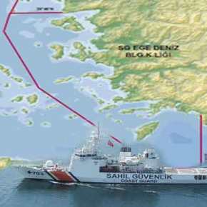 Χωρίς τέλος οι τουρκικές προκλήσεις: Σκάφη της τουρκικής ακτοφυλακής κοντά στις&nbsp;Οινούσσες