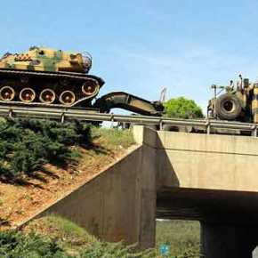 Η Τουρκία Μετακινεί Μεγάλες Δυνάμεις και Άρματα Μάχης στα Σύνορα με τη&nbsp;Συρία