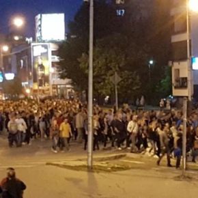 Σκόπια: Διαδηλώσεις χιλιάδων ατόμων στο κέντρο της&nbsp;πρωτεύουσας