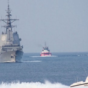 Ένταση στη Χίο με μετανάστες να διαδηλώνουν,τουρκικό πλοίο να κάνει βόλτες και την SNMG2 να&nbsp;κοροϊδεύει!