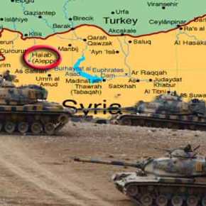 ΕΚΤΑΚΤΟ !! Ο τουρκικός στρατός εισέβαλε στην επαρχία του Χαλεπίου στην Συρία και επιτίθεται σε Κούρδους&nbsp;κατοίκους