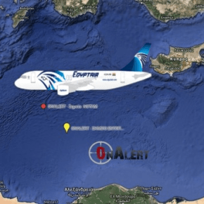 EgyptAir: Σε αυτό το σημείο είδαν τα συντρίμμια –&nbsp;ΧΑΡΤΗΣ