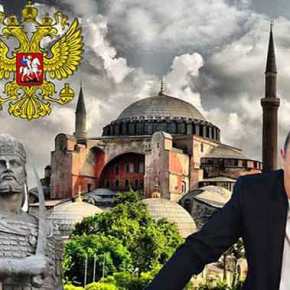 ΠΡΟΚΛΗΣΗ ! Την ώρα που ο Πούτιν επισκέπτονταν το Άγιο Όρος χιλιάδες Τούρκοι ζητούσαν να προσευχηθούν μπροστά από την Αγία&nbsp;Σοφία