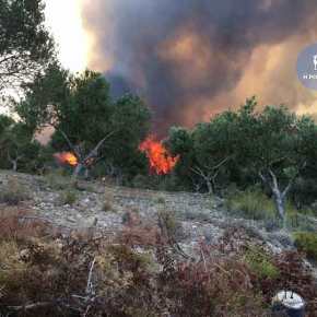 Καίγεται η Ρόδος …Επιχειρούν 4 αεροσκάφη και 4 Ελικόπτερα!&nbsp;(video)