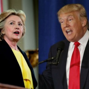 Στήθος με στήθος Κλίντον και&nbsp;Τραμπ