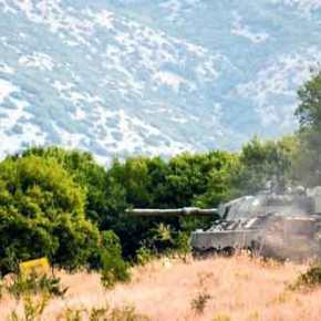 Bολές αρμάτων της 16 ΕΜΑ στο Πεδίο Βολής αρμάτων&nbsp;Ξάνθης(φωτο)