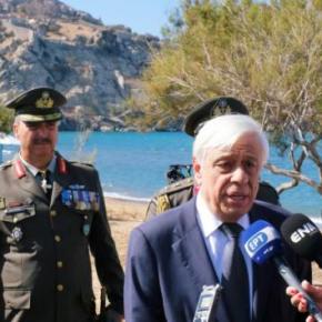 Λήμνος: Μήνυμα Παυλόπουλου στην Άγκυρα την ώρα που το ΖΕΥΣ έσκιζε τον&nbsp;ουρανό