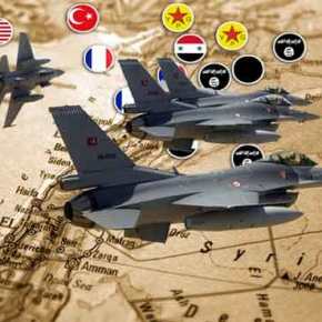 Μαζικοί αεροπορικοί βομβαρδισμοί από τουρκικά μαχητικά στη βόρεια Συρία – Χτυπούν στόχους αδιακρίτως&nbsp;(βίντεο)