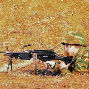 Έστησαν τα Πολυβόλα στο Ποτάμι & οι Πεζοί της «50 Μ/Κ ΤΑΞ ΑΨΟΣ» στον&nbsp;Έβρο!