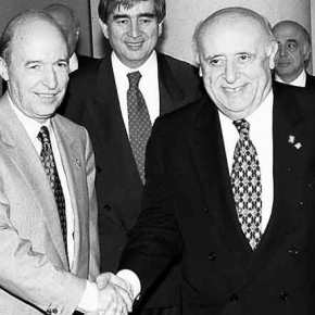 Στις 8 Ιούλιου 1997 Σημίτης και Ντεμιρέλ υπογράφουν την (προδοτική) Συμφωνία της&nbsp;Μαδρίτης