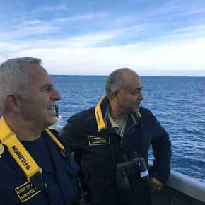 Ο Α/ΓΕΕΘΑ Ναύαρχος Ε.Αποστολάκης και ο Αιγύπτιος ομόλογός του από την φρεγάτα FREMM του Αιγυπτιακού Ναυτικού στέλνουν μήνυμα στην&nbsp;Τουρκία