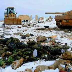 Εικόνες σοκ από την Αλ-Μπαμπ: Τουρκικά Leopard-2A4 στα χέρια της ISIS – Νεκροί Τούρκοι στρατιώτες κείτονται στο&nbsp;χιόνι