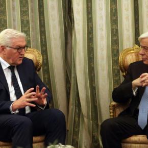 .Μήνυμα Σταϊνμάγερ στην Τουρκία: Δεν νοείται να αμφισβητούνται σύνορα και συνθήκες -ΣΥΝΑΝΤΗΣΗ ΜΕ ΤΟΝ Π.&nbsp;ΠΑΥΛΟΠΟΥΛΟ