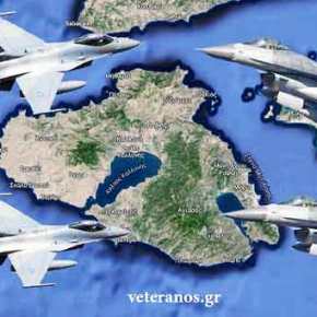 Τα Τούρκικα F-16 ενεπλάκησαν σε εμπλοκές (3) και το Κατασκοπευτικό CN-235 σε Παραβιάσεις (20) στο&nbsp;Αιγαίο!