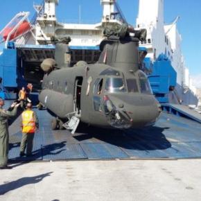 Έφτασαν στην Ελλάδα 3 ελικόπτερα CH-47SD&nbsp;Chinook