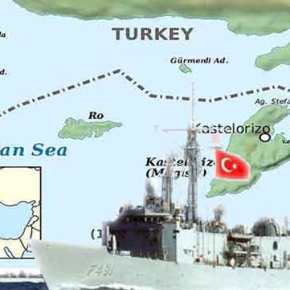 Η Τουρκία δεσμεύει περιοχή νότια του Καστελόριζου για&nbsp;άσκηση