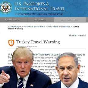 Έρχεται μεγάλη σφαγή- Ταξιδιωτική οδηγία ΗΠΑ, Ισραήλ, Ρωσίας: «Εγκαταλείψτε αμέσως την Τουρκία» – Πλήγμα λίγο πριν την επίσκεψη Ρεξ&nbsp;Τίλερσον