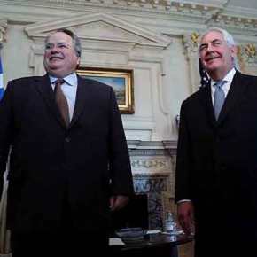 Δραματικές συνομιλίες Ν.Κοτζιά με τον Υπουργό Εξωτερικών των ΗΠΑ, Ρεξ Τίλερσον : Η Ελλάδα στο κέντρο τριών τόξων&nbsp;πολέμου