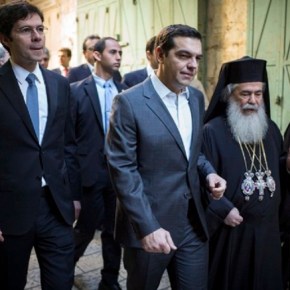 Στα Ιεροσόλυμα για μεγάλο σκοπό ο Τσίπρας: Ολοκλήρωση εργασιών αναστύλωσης Πανάγιου&nbsp;Τάφου