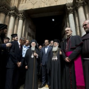 Τσίπρας: Ιστορικό έργο η αποκατάσταση του Πανάγιου&nbsp;Τάφου