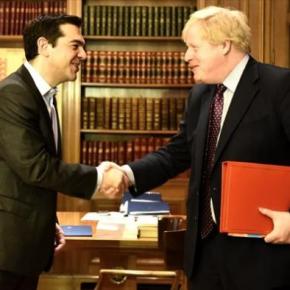 Με τον ΥΠΕΞ της Βρετανίας Μπόρις Τζόνσον συναντήθηκε ο&nbsp;Τσίπρας