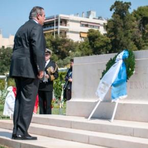 Καμμένος και ΑΓΕΕΘΑ στην τελετή μνήμης πεσόντων στη Μάχη της Καλλίπολης&nbsp;-φωτογραφίες.