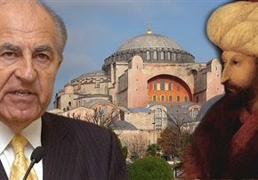 Οι Τούρκοι υψώνουν τον Μωάμεθ Β’ τον Πορθητή στο Κεράτιο Κόλπο για να βλέπει προς Ελλάδα – Ακολουθεί η μετατροπή της Αγιάς Σοφίας σε&nbsp;τζαμί