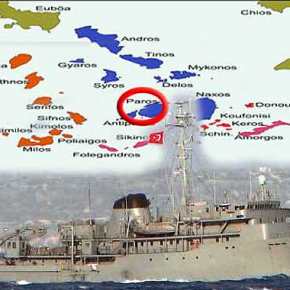 Επίδειξη δύναμης των Τούρκων στις Κυκλάδες: Τουρκικές φρεγάτες οργώνουν τα ΕΧΥ στην&nbsp;Πάρο!