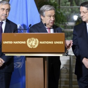 Μήνυμα Γκουτέρες προς Αναστασιάδη και&nbsp;Ακιντζί