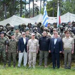 O ΥΕΘΑ Π.Καμμένος στην κοινή άσκηση των Ειδικών Δυνάμεων Ελλάδας-Βουλγαρίας