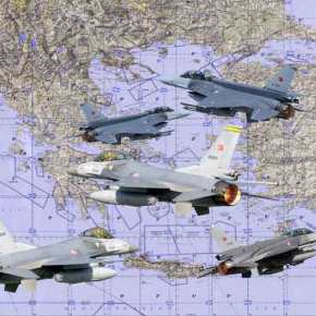 Τουρκική αεροναυτική άσκηση αύριο εντός των FIR Αθηνών και&nbsp;Λευκωσίας